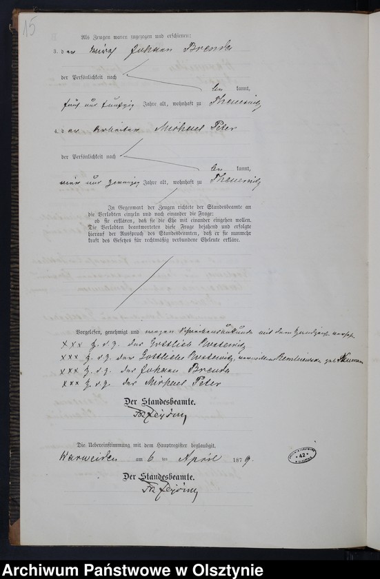 image.from.unit.number "Heiraths-Neben-Register Nr 1 -16"