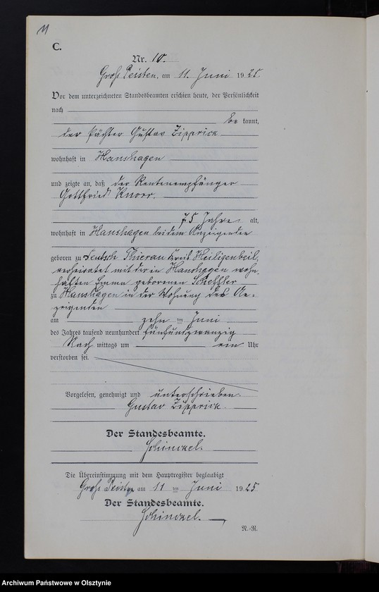 image.from.unit.number "Sterbe-Neben-Register Nr 1 - 21 [ Księga zgonów - wtóropis ]"