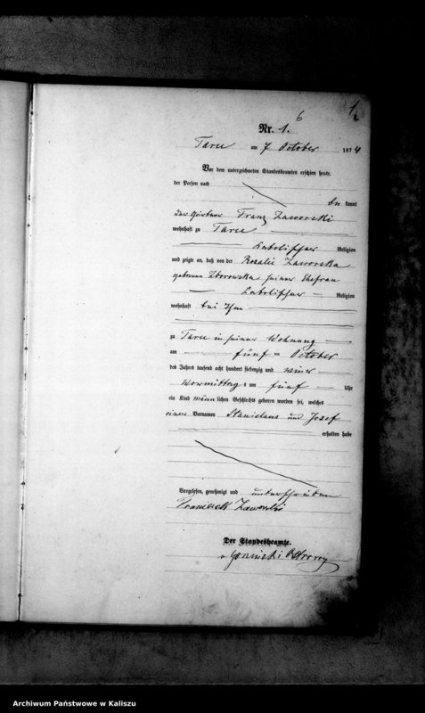 Obraz z jednostki "[Księga urodzeń]"