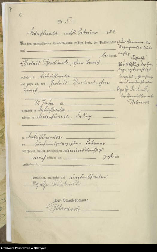 image.from.unit.number "Sterbe-Haupt-Register Nr 1 - 48,1- 16 i 25 - 28,1 - 35,1 -15,18 - 21,24 - 29,34 - 35"