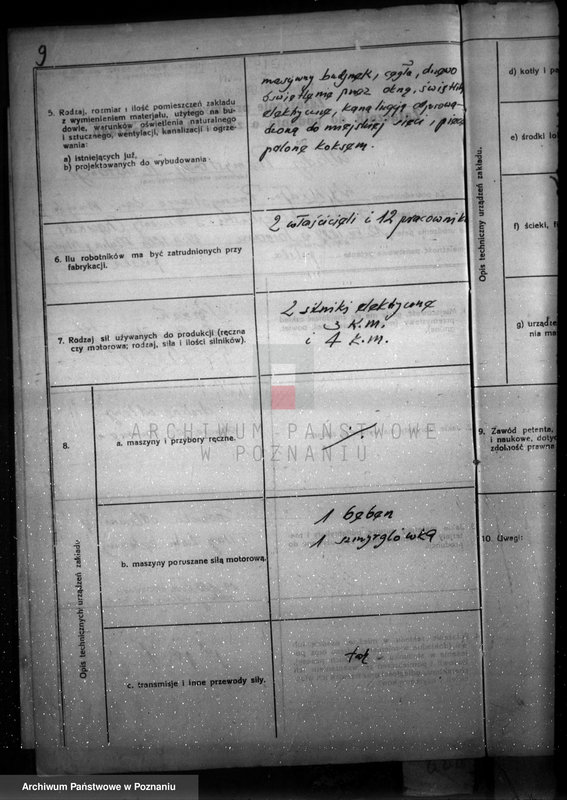 Obraz 13 z jednostki "Zatwierdzenie urządzenia odlewni żelaza Firmy Fr. Ciepliński i W. Chęciński w Poznaniu"