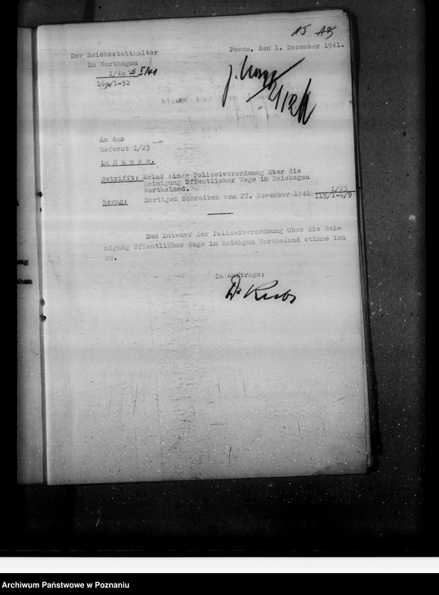 Obraz 19 z jednostki "Einführung des Gesetzes über die Reinigung öffentlicher Wege"