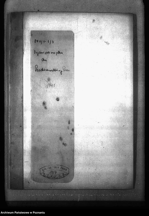 Obraz 4 z jednostki "Organisations - Plan der Stadtverwaltung Posen"