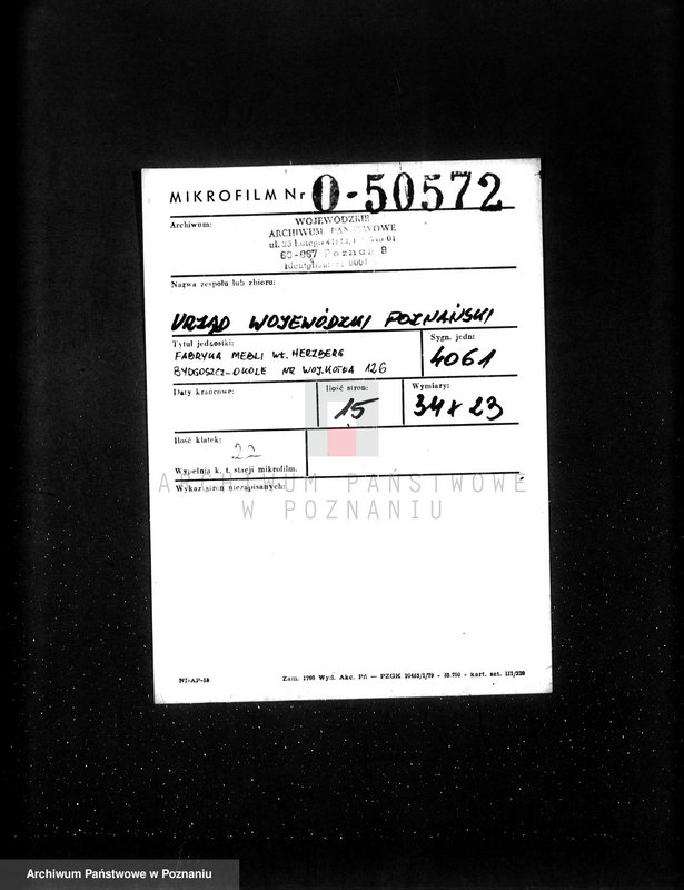 Obraz 2 z jednostki "Fabryka mebli własność Herzberg - Bydgoszcz - Okole nr woj. kotła 126"