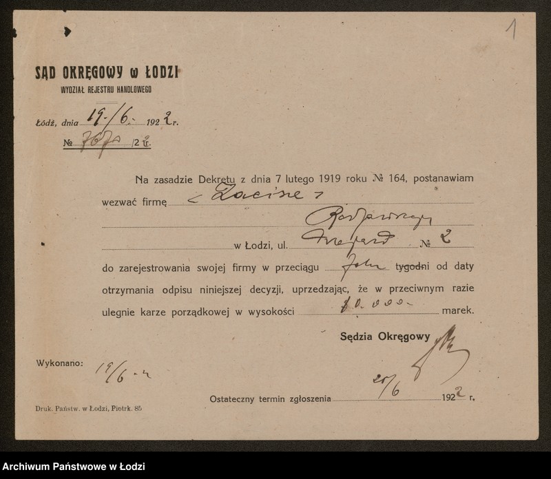 Obraz 3 z jednostki ""Zacisze"- Ferdynand Miller- prowadzenie restauracji"