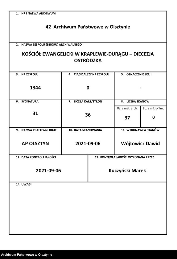 image.from.unit.number "Beläge zur Kirchspiels-Schulkasse Rechnung"