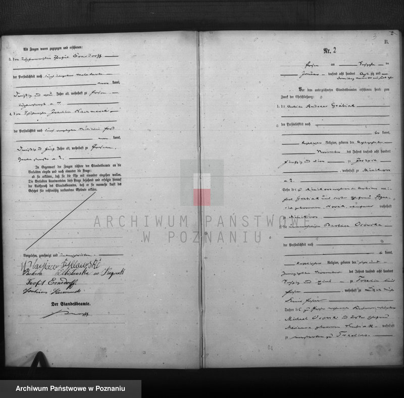 Obraz 3 z jednostki "Księga małżeństw"