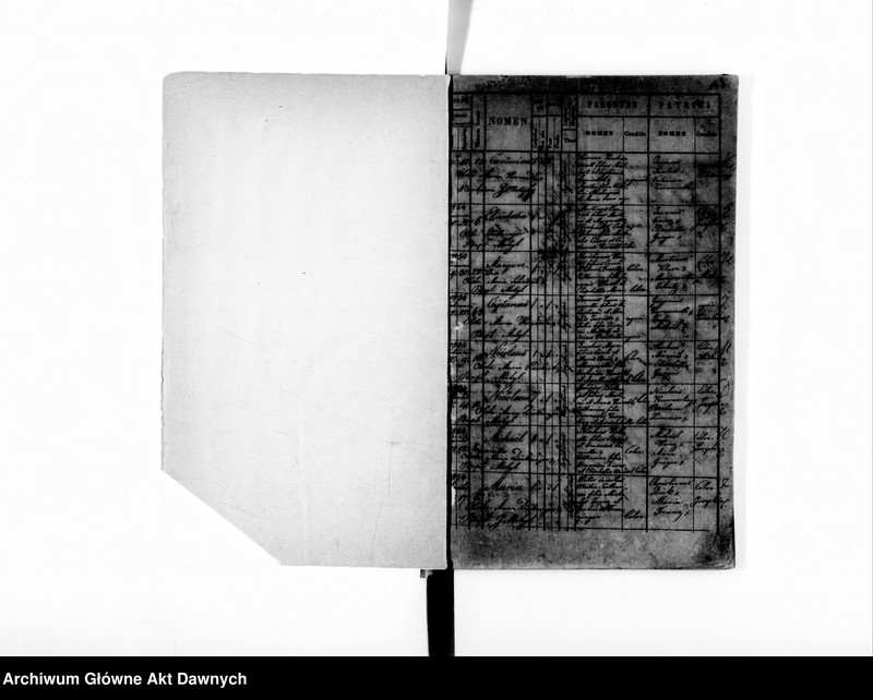 image.from.unit.number "Parafia: Uhnów. Dekanat: Bełz. Księga metrykalna urodzeń dla wsi Józefówka, Michałówka i Poddębce."