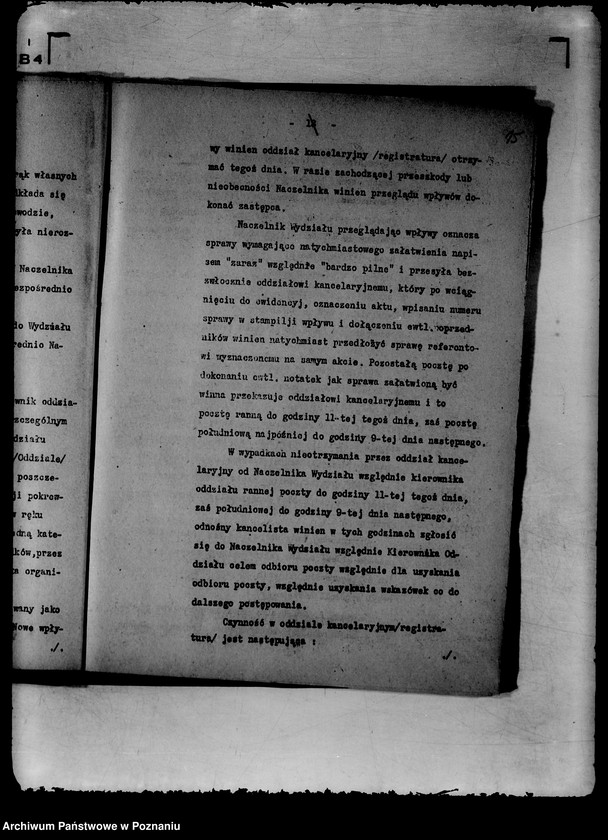 Obraz 18 z jednostki "Spisy spraw Wydziału Społeczno-Politycznego"