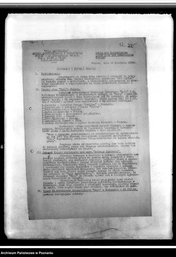 Obraz 16 z jednostki "Okólniki, spis członków"