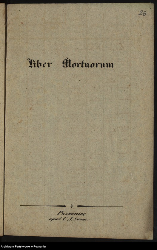 Obraz 17 z jednostki "Libri Metrices Baptisatorum, Copulatorum, Mortuorum"