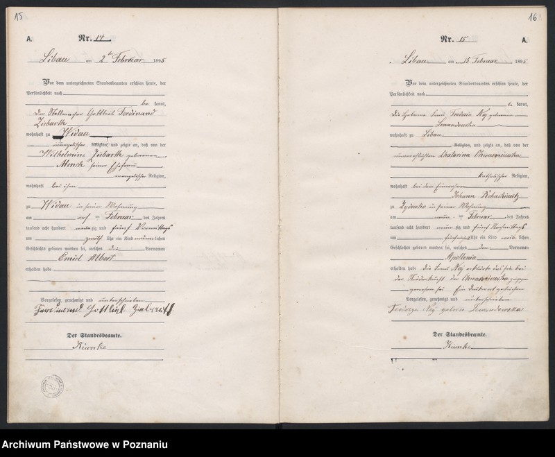 Obraz 11 z jednostki "Geburts-Hauptregister"