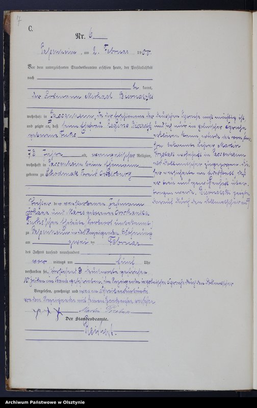 image.from.unit.number "Sterbe-Haupt-Register Nr 1 - 52"