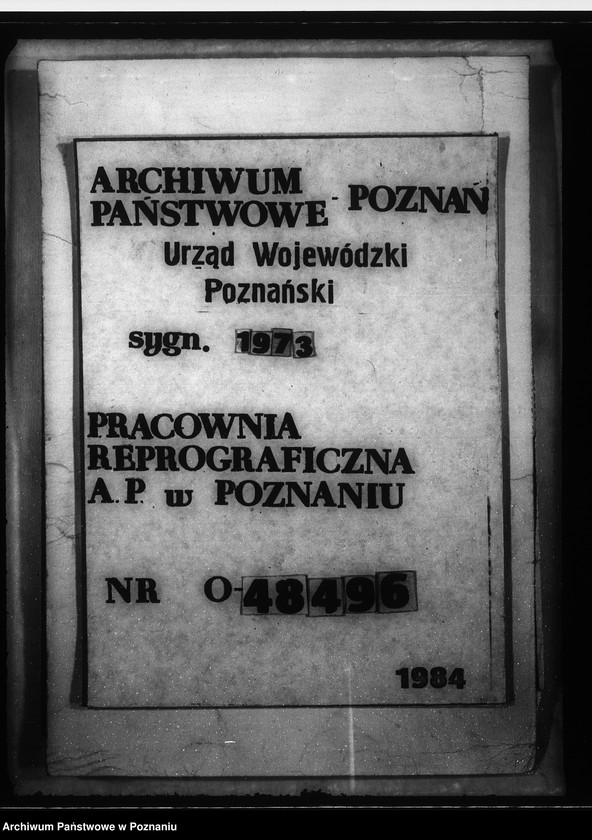Obraz 1 z jednostki "Bildung der Draenage Genossenschaft Hochdorf Kreises Jarotschin /Wysogotówek/"
