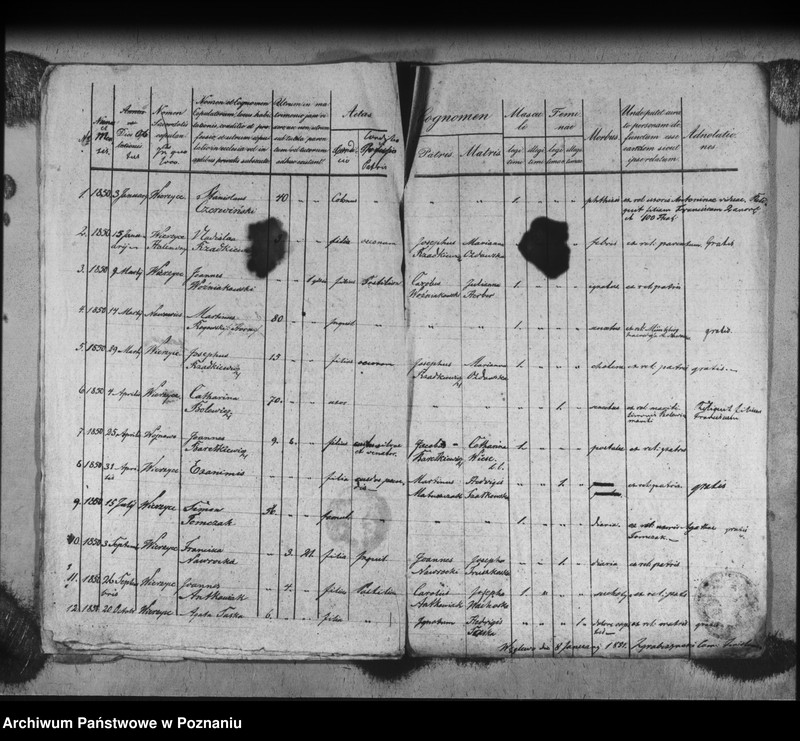 Obraz 7 z jednostki "Liber baptisatorum, copulatorum, mortuorum"