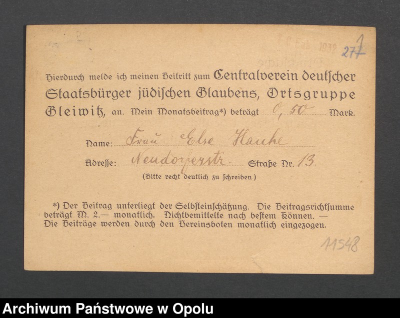 image.from.unit.number "[Hanke Else, Gleiwitz]"