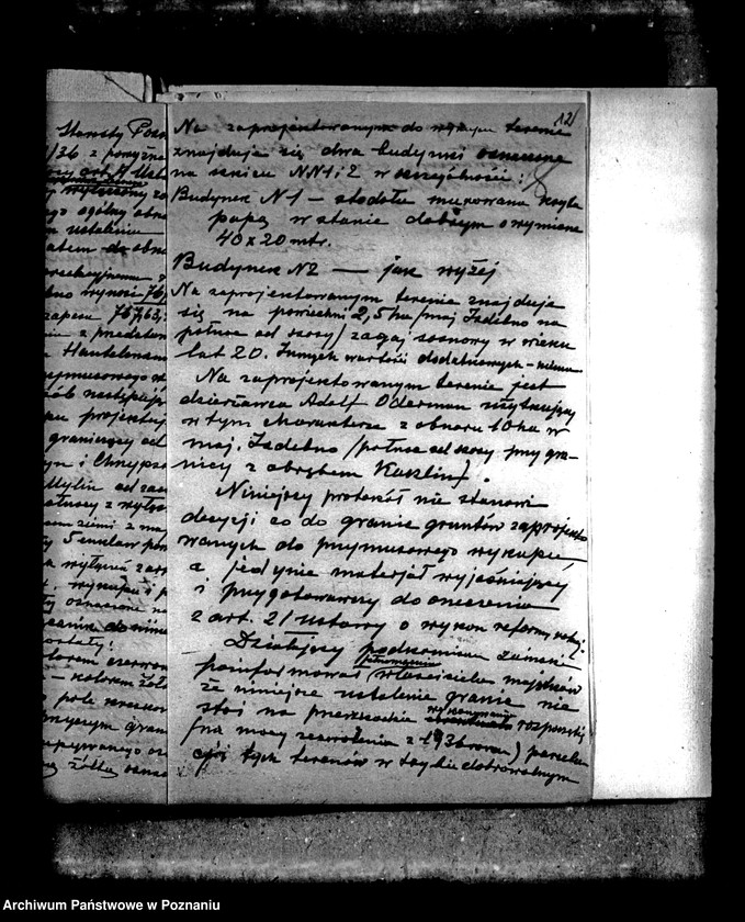 image.from.unit.number "Majątek Charcice i Izdebno powiatu międzychodzkiego przymusowy wykup"