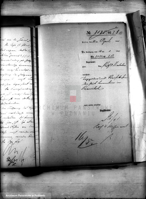 Obraz 13 z jednostki "Die Austellung und Versongung der Kommunalbeamten auf Grund des Gesetzes vom 30 Juli 1899 r."