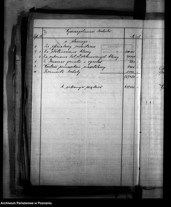 Obraz 7 z jednostki "Budżet Stadnin na rok 1921"