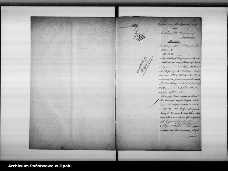 Obraz 11 z jednostki "Acta des Magistrats zu Oppeln betreffend die Wahl des Maurermeister H. Schmidt als Magistrats-Mitglied"