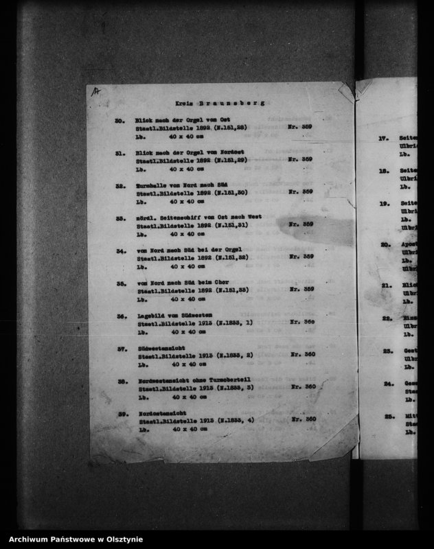 image.from.unit.number "Katalog der Lichtbilder des Provinziellen Denkmalarchievs"