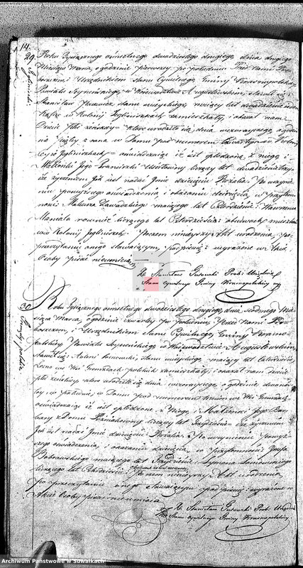 image.from.unit.number "Akta Urodzonych Gminy Krasnopolskiey R-ku 1822. Powiat Seyneński Województwa Augstowskiego."