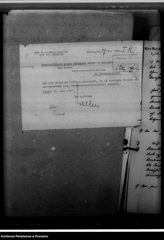 Obraz 13 z jednostki "Bewerbungen um Anstellung im Beamtendienst"