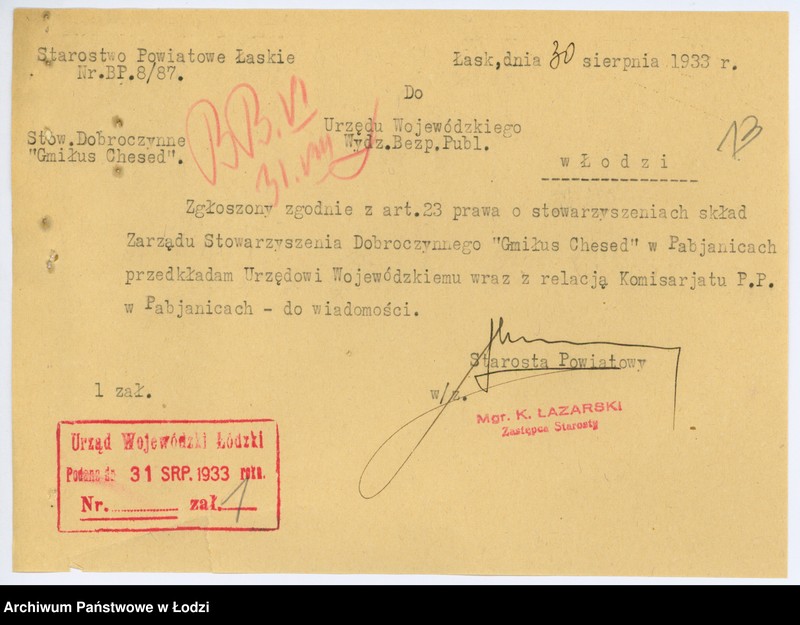 Obraz 16 z jednostki "Stowarzyszenie Dobroczynne "Gemitus-Chesed" w Pabianicach"