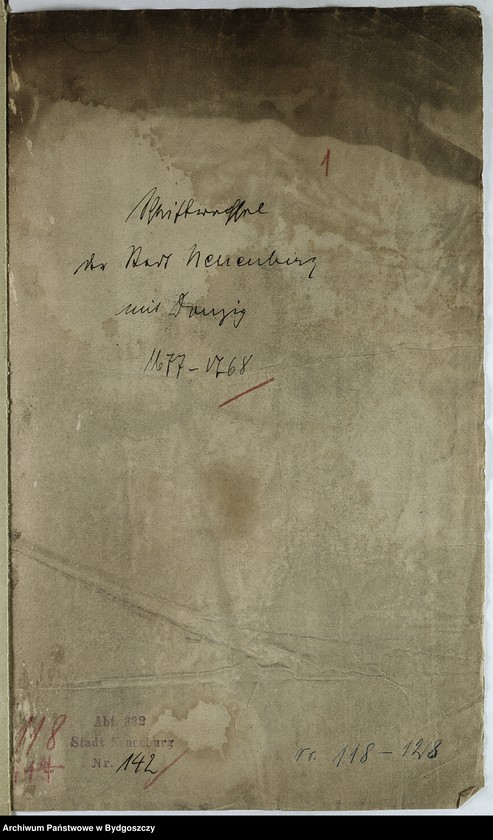 image.from.unit.number "Schriftwechsel der Stadt Neuenburg mit Danzig"
