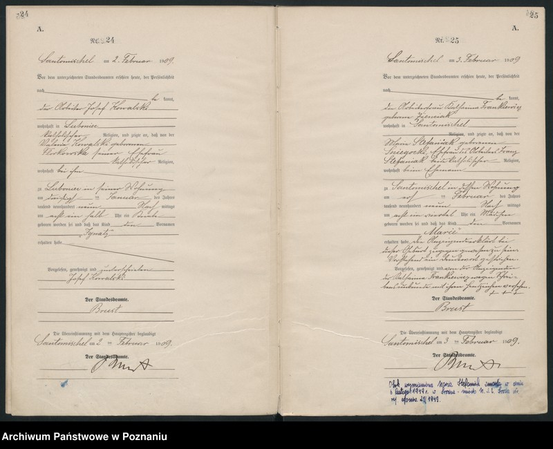 Obraz 15 z jednostki "Geburts-Neben-Register"