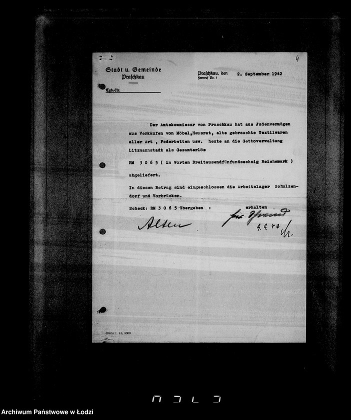 Obraz 8 z jednostki "Sonderkonto 12300. Belege 401-500"