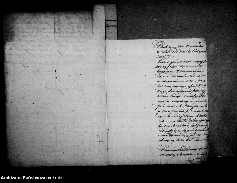 Obraz 9 z jednostki "Akta tyczące się ustanowienia opieki sprzedazy pozostałych nieruchomości po zmarłych Franciszku i Katarzynie z Kinów małżonków Fajge"