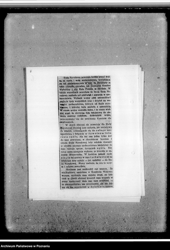 Obraz 11 z jednostki "Sprawozdania z działalności - wycinki z gazet"