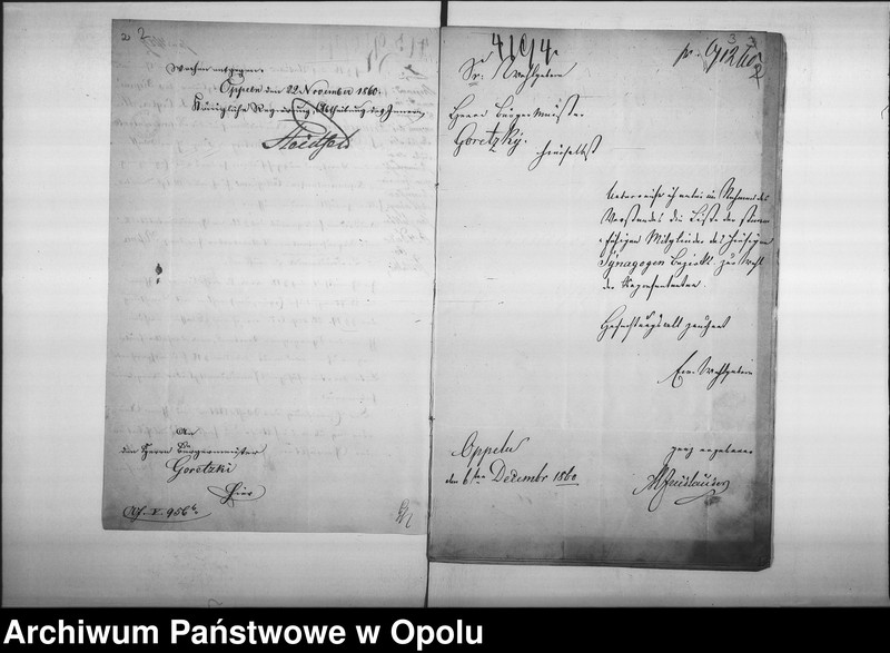 Obraz 7 z jednostki "Acta des Magistrats zu Oppeln betreffend die Ergänzungs-Wahl des Repräsentanten Collegii der Synagogen-Gemeinde Oppeln und des Vorstandes"