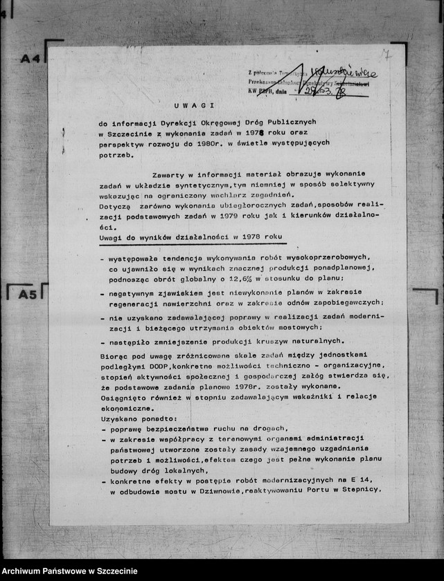 Obraz 11 z jednostki "Protokół posiedzenia Egzekutywy Komitetu Wojewódzkiego Polskiej Zjednoczonej Partii Robotniczej: 3 kwietnia 1979 r."