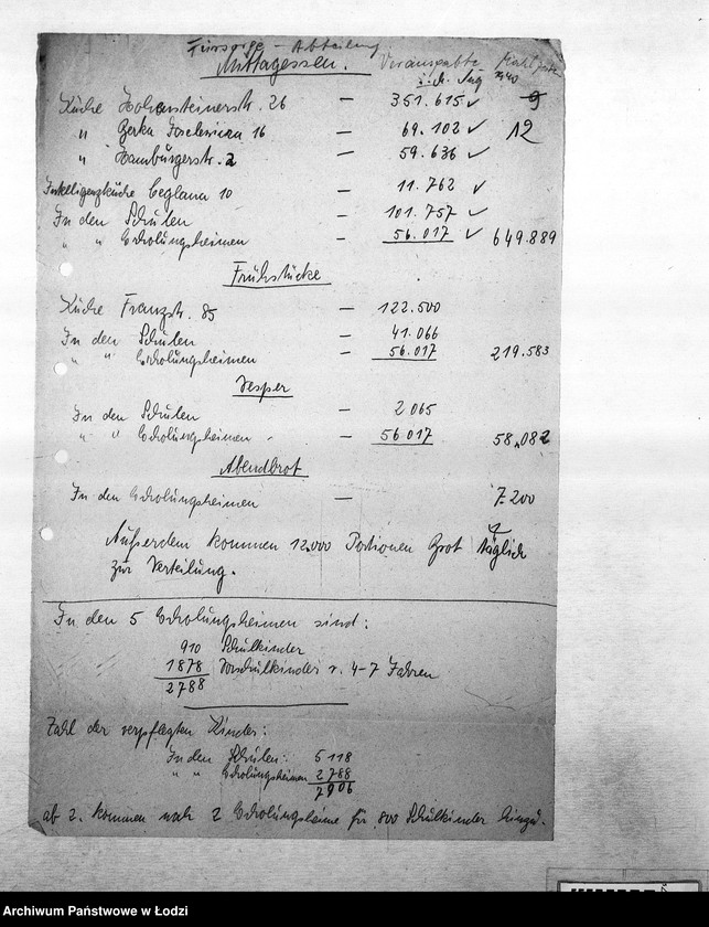 Obraz 15 z jednostki "[Sprawozdania i zestawienia statystyczne: ruch ludności, zatrudnienie, choroby zakaźne, wypadki, kontrole i inne]"