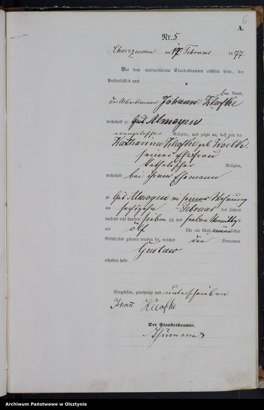 image.from.unit.number "Geburts-Haupt-Register Nr 1 - 42"