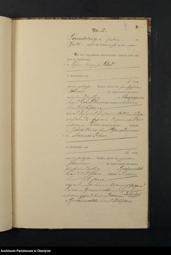 image.from.unit.number "Heiraths-Neben-Register Nr 1 - 9"