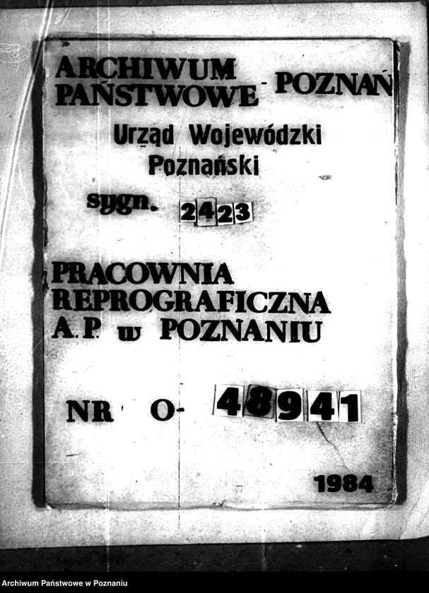 Obraz 1 z jednostki "Odszkodowania służby folwarcznej przejętej przez Skarb Państwa z majątku przymusowo wykupionego majątku Ląd powiatu konińskiego"