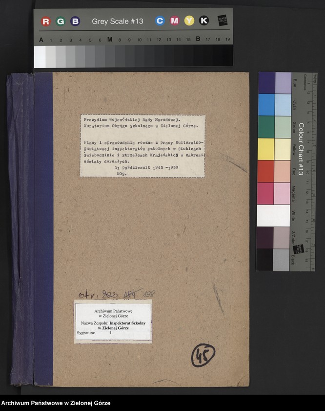 image.from.unit.number "Plany i sprawozdania roczne z pracy Kulturalno-Oświatowej, inspektorów szkolnych w Słubicach, Świebodzinie i Strzelcach Krajeńskich w zakresie oświaty dorosłych"