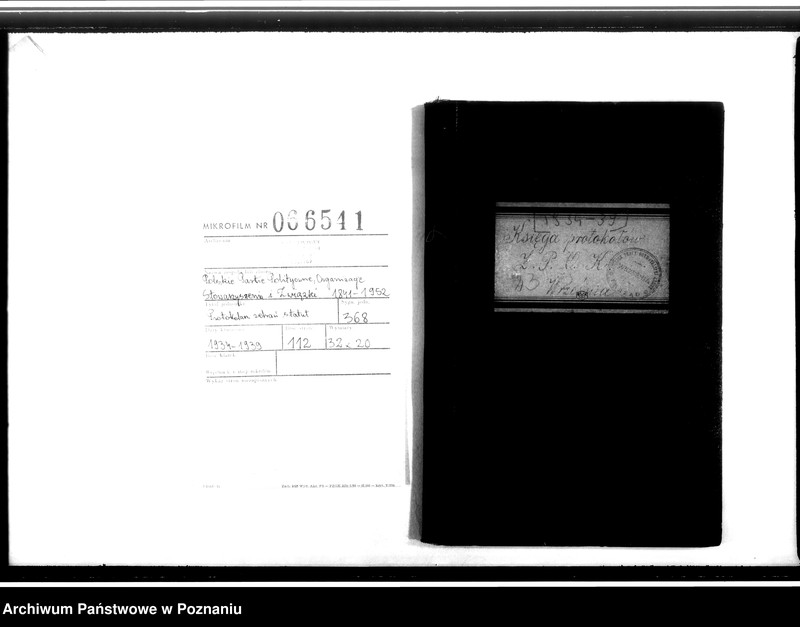 Obraz 3 z jednostki "Protokolarz zebrań, statut"