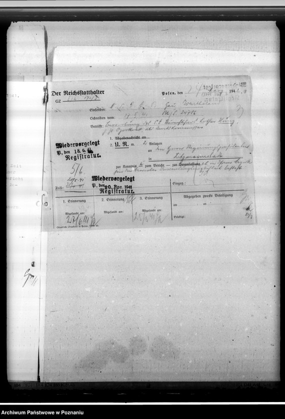 Obraz 7 z jednostki "Kunz, Lothar - komisarz obwodowy"