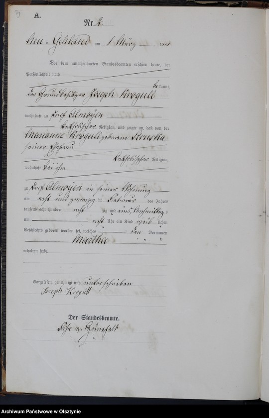 image.from.unit.number "Geburts-Haupt-Register Nr 1 - 43"