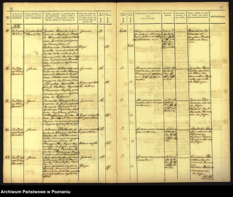 Obraz 12 z jednostki "Księga małżeństw"