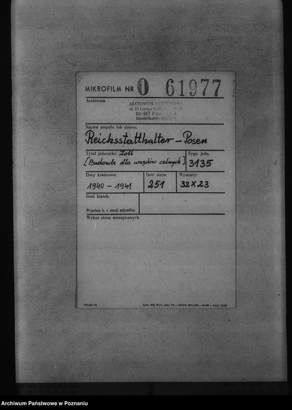 Obraz 2 z jednostki "Zoll - Budowle dla urzędów celnych"