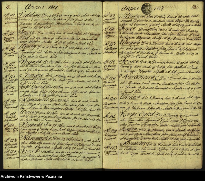 Obraz 9 z jednostki "Księga zgonów"