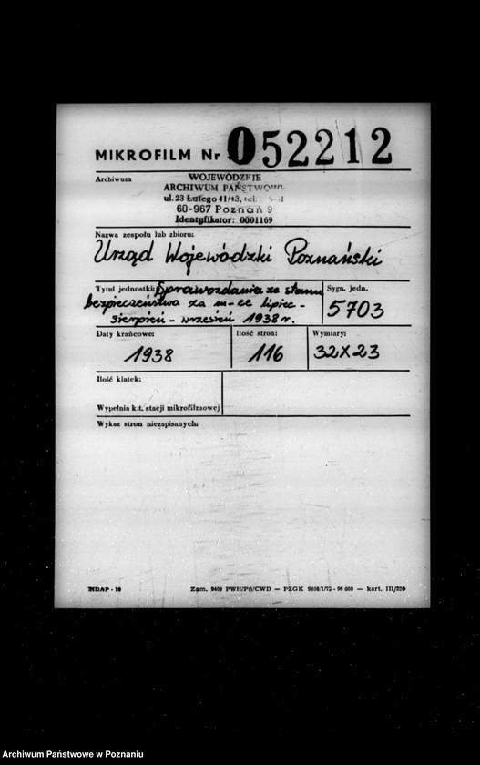 image.from.unit.number "Sprawozdania ze stanu bezpieczeństwa za miesiąc lipiec-sierpień-wrzesień 1938 r."