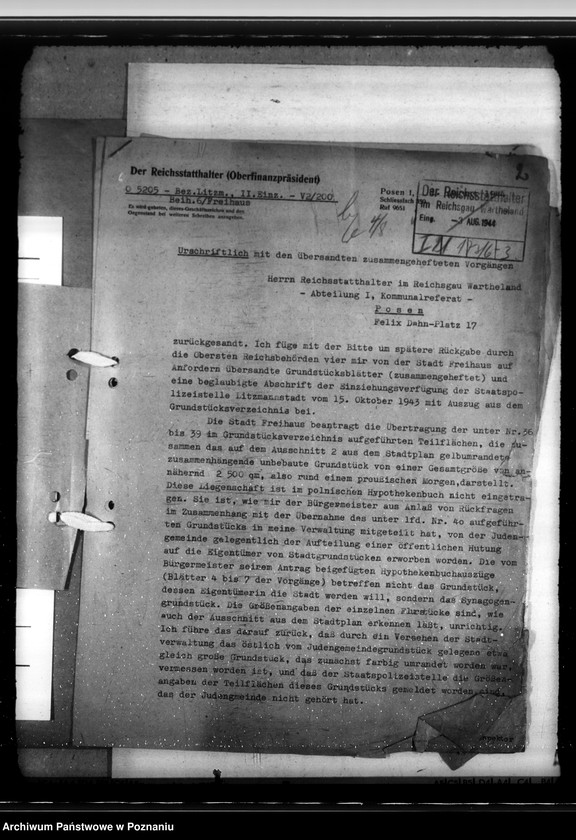 Obraz 6 z jednostki "Jüdische Grundstücke in Freihausen"