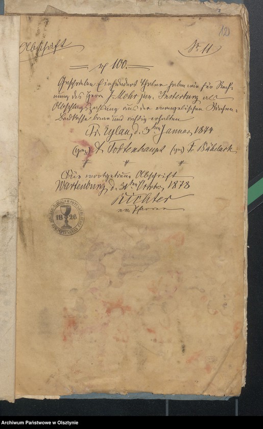 image.from.unit.number "Beläge zur Rechnung über die evangelischen Kirche zu Wartenburg"