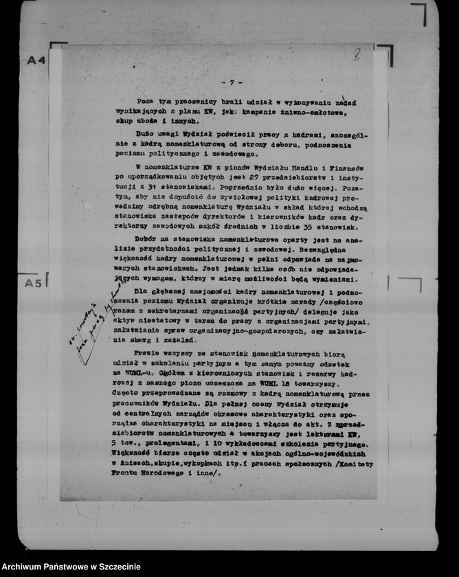 image.from.unit.number "Sprawozdania, informacje i oceny Komitetu Wojewódzkiego Polskiej Zjednoczonej Partii Robotniczej"